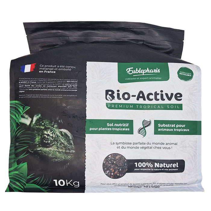 Substrat Reptile et Plante Tropicale : Premium Tropical Soil 20L - Eublepharis